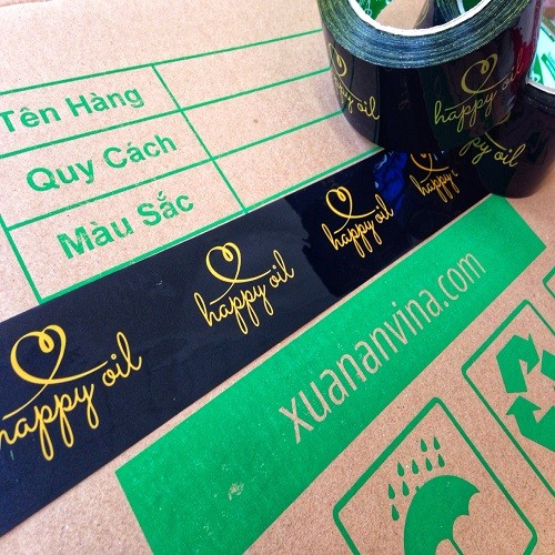 Những ưu điểm của băng keo in đối với công ty, doanh nghiệp.